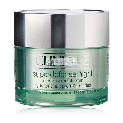 Clinique Superdefense Nacht-Regenerationsfeuchtigkeitscreme für Sehr Trockene und Mischhaut 50ml