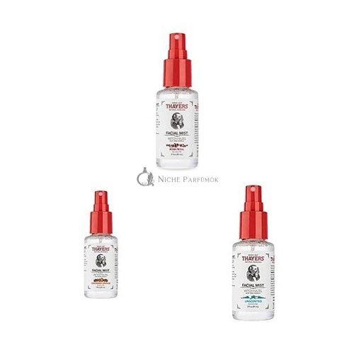 Thayers Reise Mist Toner Bundle - Rose, Cranberry Orange und Unparfümiert, 85g