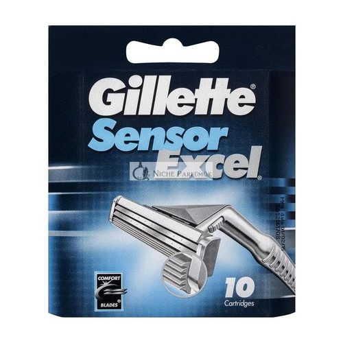 Gillette Sensor Excel, 10 Klingen