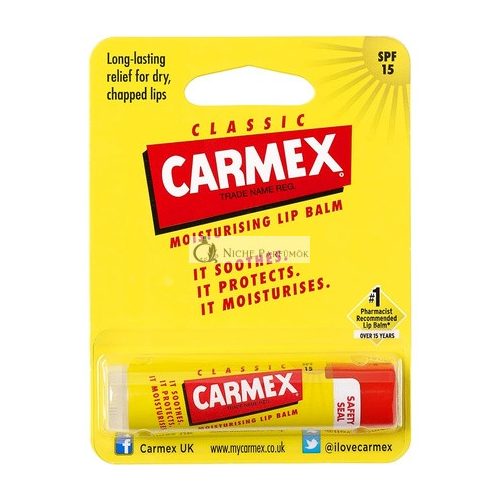 Carmex Klassischer Lippenbalsam Stick SPF 15 4,25g