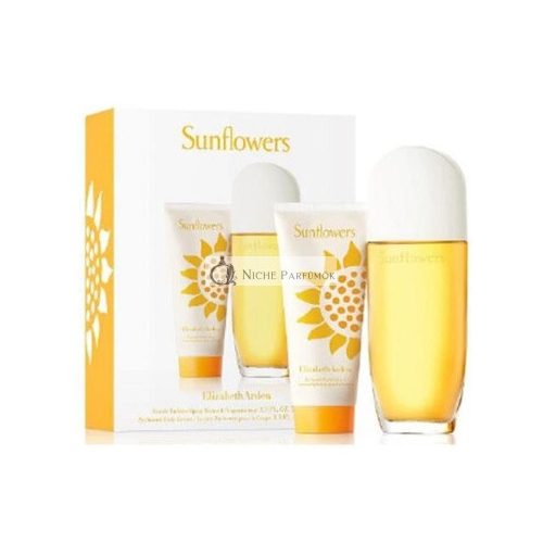 Elizabeth Arden Sunflower Set, 100 ml és 100 ml testápoló