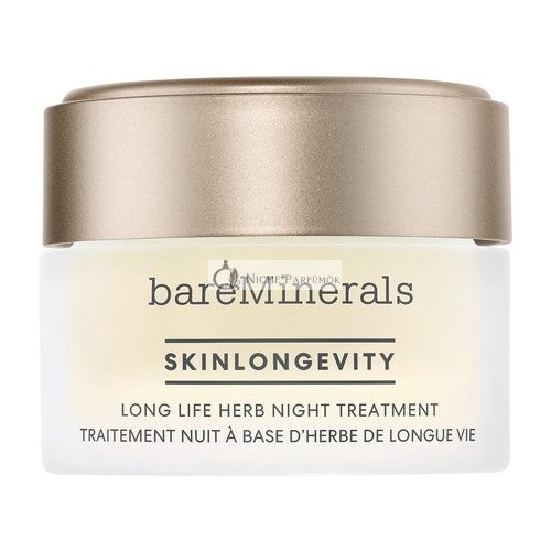 bareMinerals SkinLongevity Hosszú Életű Herb Éjszakai Kezelés, 50g