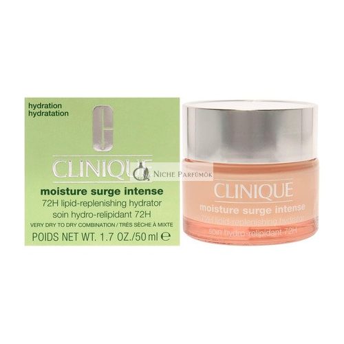 Clinique Moisture Surge Intense 72H - Intenzív hidratálás száraz bőrre, 50ml