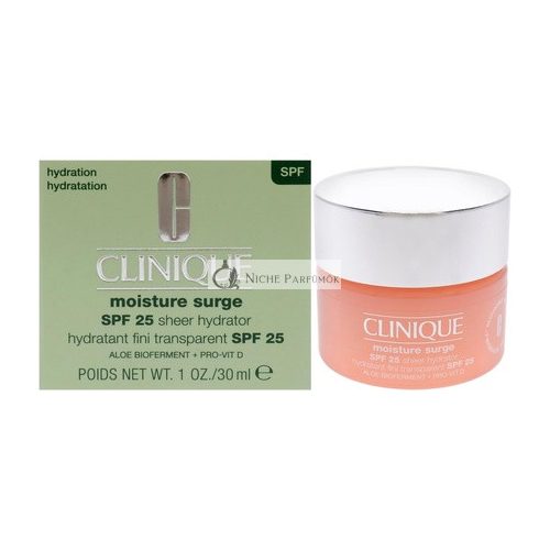 CLQ Moisture Surge F25 Hidratáló Krém 30ml