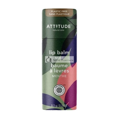 ATTITUDE Műanyagmentes Mentás Ajakbalzsam, 8.5g