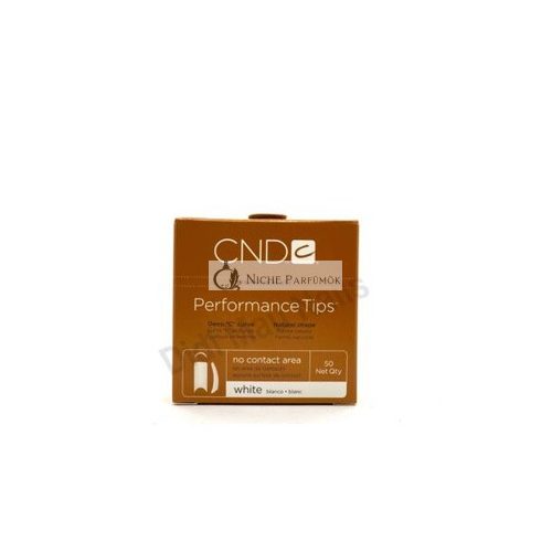 CND Performance Weiße Tips für Acryl-UV-Gel Größe 1-10 50 Nachfüllpack