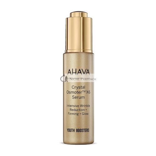 AHAVA Totes Meer Kristall Osmoter X6 Gesichtsserum Natürliche Anti-Aging und Faltenreduzierung für Frauen, 30ml