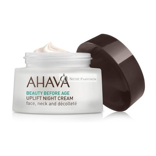 AHAVA Uplift Nachtcreme Anti-Aging Faltenreduzierende Behandlung für Frauen und Männer, 50ml