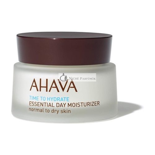 AHAVA Essentielle Tagesfeuchtigkeitscreme für normale bis trockene Haut mit Mineralien aus dem Toten Meer, 50ml