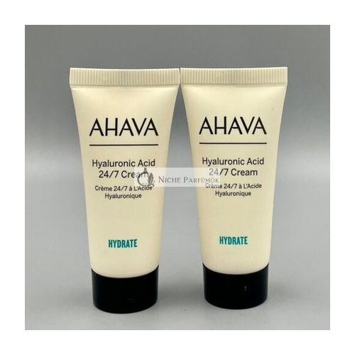 Ahava Hyaluronsav 24/7 Krém Hidratáló, 2x15ml