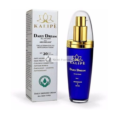 Kalipè Anti-Aging Tinted Cream Argireline-nal, C- és E-vitaminnal, Kollagénnel és SPF 20 - Minden-egyben DD Krém