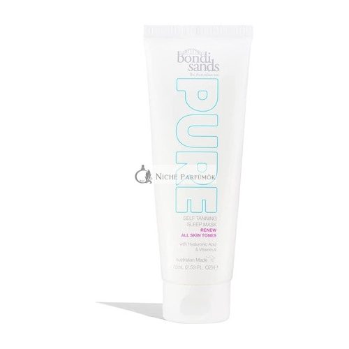 Bondi Sands Pure Selbstbräunende Schlafmaske Erneuernd mit Hyaluronsäure und Vitamin A 75mL