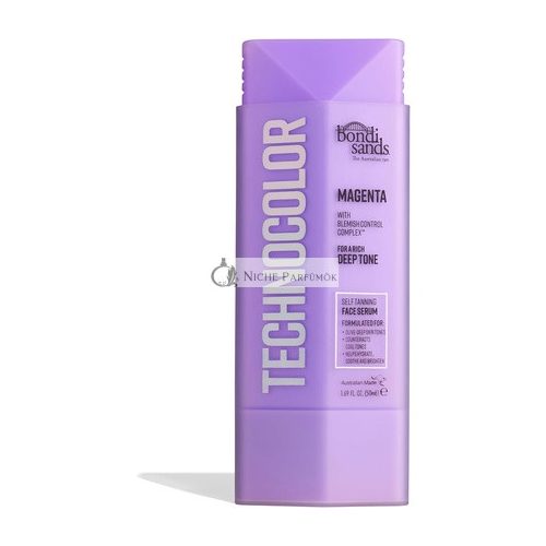 Bondi Sands Technocolor Magenta Self-Tanning Face Serum Könnyű Alkalmazás Csíkmentes 50ml - Vitamin C & Kamilla Gazdagítva