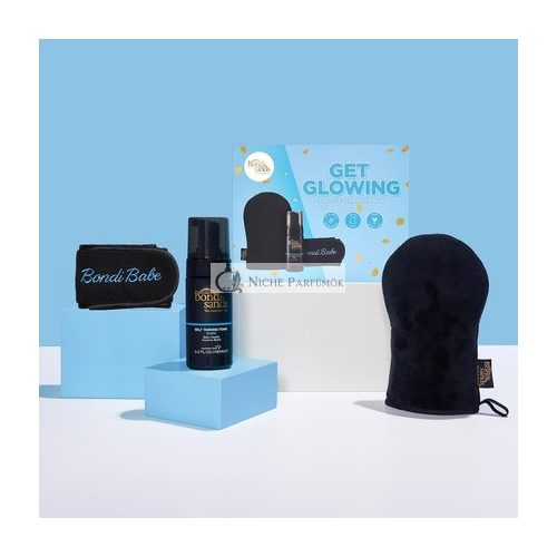 Bondi Sands Get Glowing 3-teiliges Starter-Kit Dunkel Selbstbräuner-Set, Australien Hergestellt, Vegan, Tierversuchsfrei