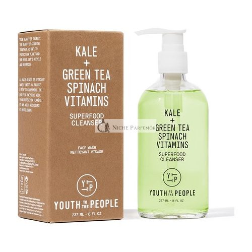 Youth To The People Kale Green Tea Superfood Arctisztító, 237ml