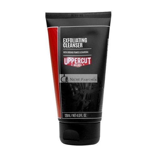 Uppercut Deluxe Exfoliáló Tisztító, Őrölt Pumice és Aktív Szén, 240ml