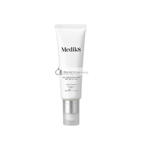 Medik8 Fejlett Nappali Teljes Tökéletesítő Anti-Aging Hidratáló SPF 30, 50ml