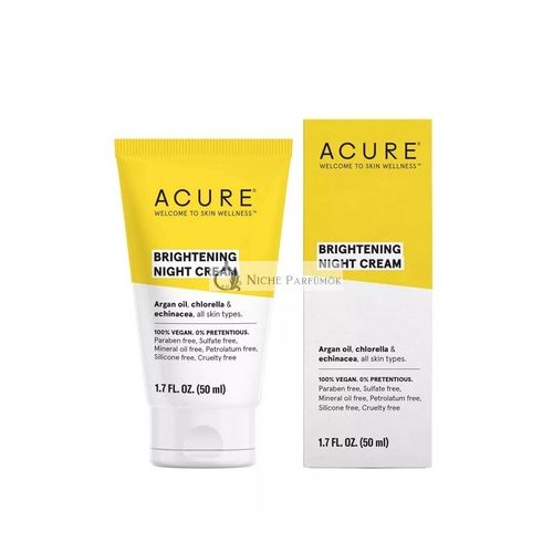 Acure Organics Nachtcreme mit Argan-Stammzellen, 50 ml