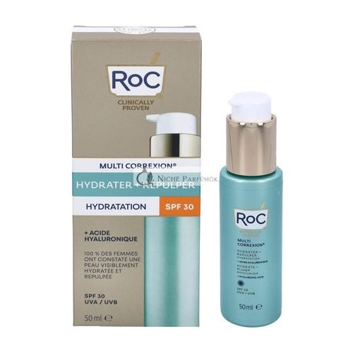 Roc Hydrate Plump Moisturizing Cream mit Hyaluronsäure SPF30, 50ml