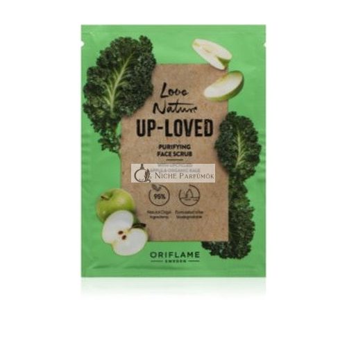 Oriflame Love Nature Up- Loved Upcycled Apple Organic Kale Exfoliátor 10 Ml