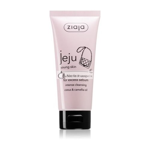 Ziaja Jeju Young Skin Kímélő Arctisztító Szappan, 75 ml