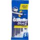 Gillette Blue II Slalom Einweg-Rasierer - 5 Stück