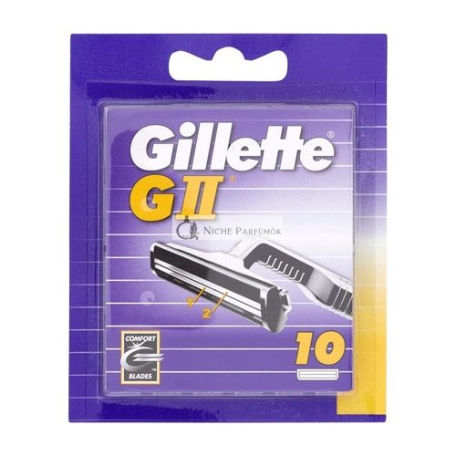 Gillette GII Dupla Férfi Borotvapenge 10 Pótló