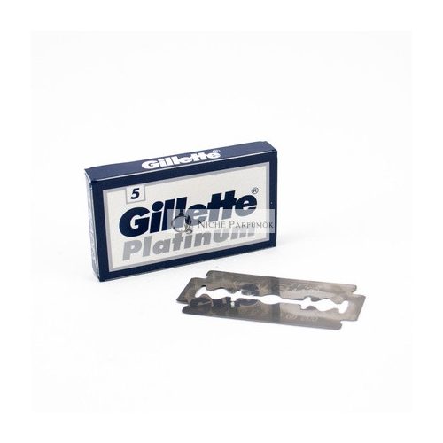 5 Gillette Platinum Doppelrand Rasierklingen (5 Stück)