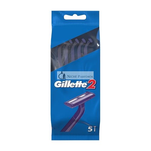 Gillette 2 férfi eldobható borotva 5 db