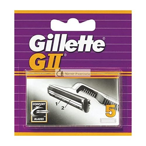 Gillette GII Plus Rasierklingen Set von 5