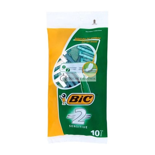 BIC 2 Sensitive Férfi Borotvák, 10 db