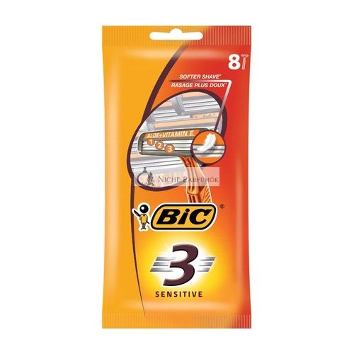 Bic 3 Sensitive Eldobható Borotvák 8 db