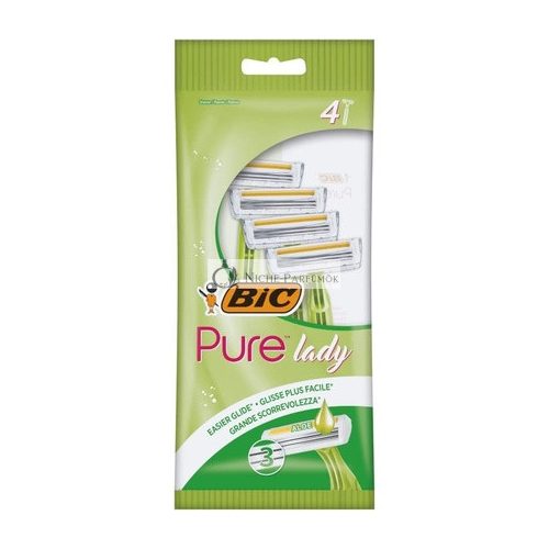 BIC Pure 3 Lady mit Aloe Vera Rasierer - 4er Pack