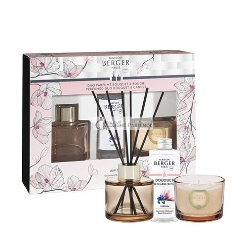 Bolero Magnolia Liliflora Aroma Diffúzor Ajándék Szett 80 ml + Gyertya 80 g