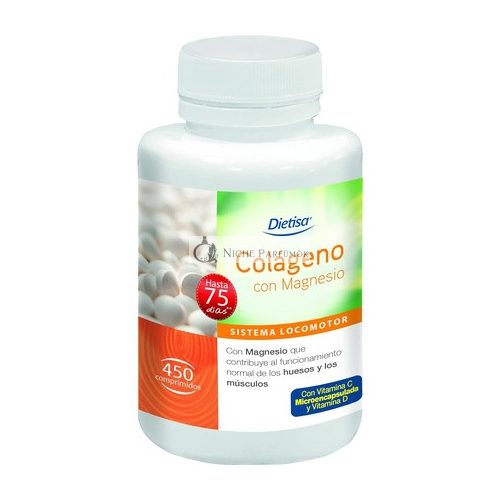 Nutricosmetics Dietisa Kollagén Magnéziummal 450 Tabletta