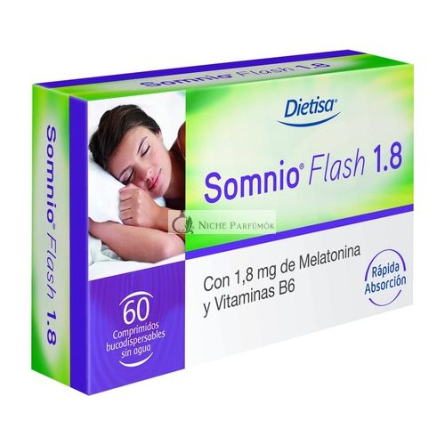 Nutrikosmetikum Dietisa Somnio Flash 1,8mg 60 Tabletta