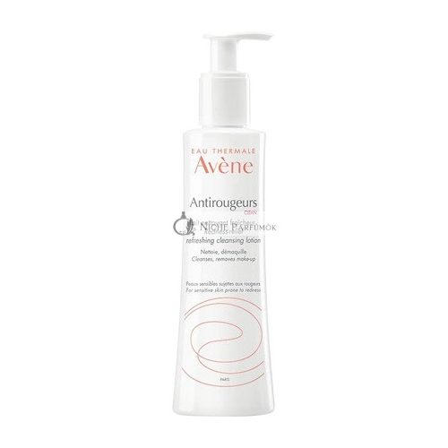 Avène Antirougeurs Tisztító Lotion Vörösödésre Hajlamos Bőrre, 200ml