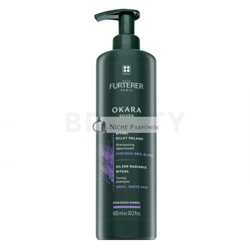 Rene Furterer Okara Silver Toning Shampoo tonizáló sampon platinaszőke és ősz hajra 600 ml