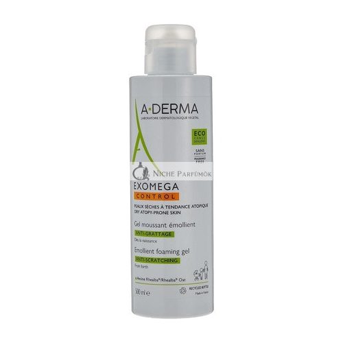 A-DERMA Exomega Control Emollient Habzószappan, 500 ml