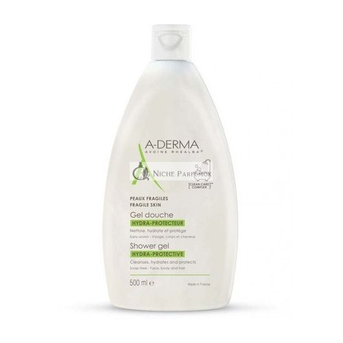 A-Derma Baby Hidratáló, Regeneráló és Erősítő Tusfürdő Érzékeny Bőrre, 500ml