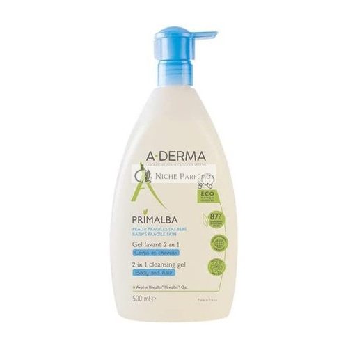 A-DERMA Primalba 2 az 1-ben Tisztító Gél, 500ml