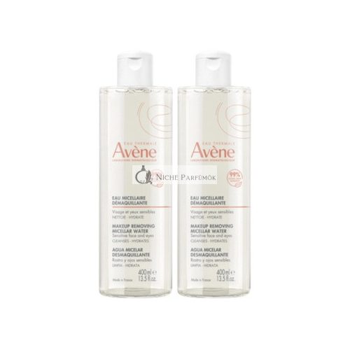 Avene Sminklemosó Micellás Víz Normál és Érzékeny Bőrre - 2 X 400 ml