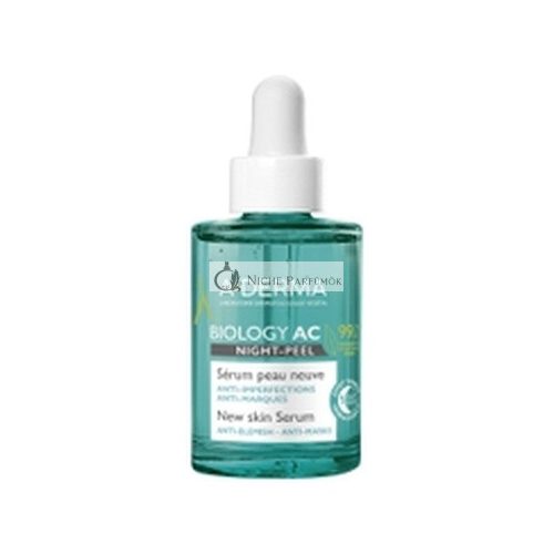 A-Derma Biology Ac Hauterneuerungsserum für Nachtpeeling, 30ml