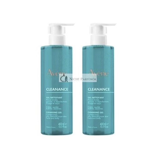 Avene Cleanance Duo Tisztító Gél - 2 X 400 Ml