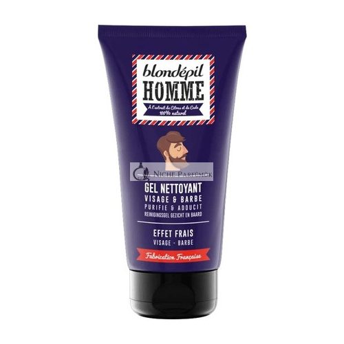 Blondepil Homme Arctisztító Zselé Arcra és Szakállra 150ml