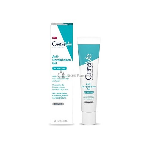 CeraVe Anti-Blemish Arctisztító Gél Szalicilsavval, 40ml