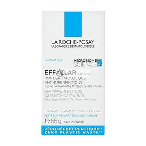 La Roche-Posay Effaclar Szilárd Tisztító - Pattanásra Hajlamos Bőrre, 65g