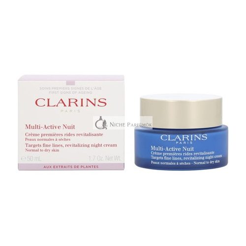 CLARINS Multi-Active Nachtcreme für normale bis trockene Haut, 50ml