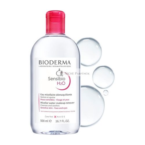 Bioderma Sensibio H2O Micellás Tisztítóoldat Sminklemosó