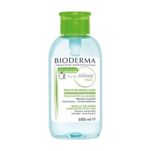 Bioderma Sebium Micellar Water Pumpos, 500ml